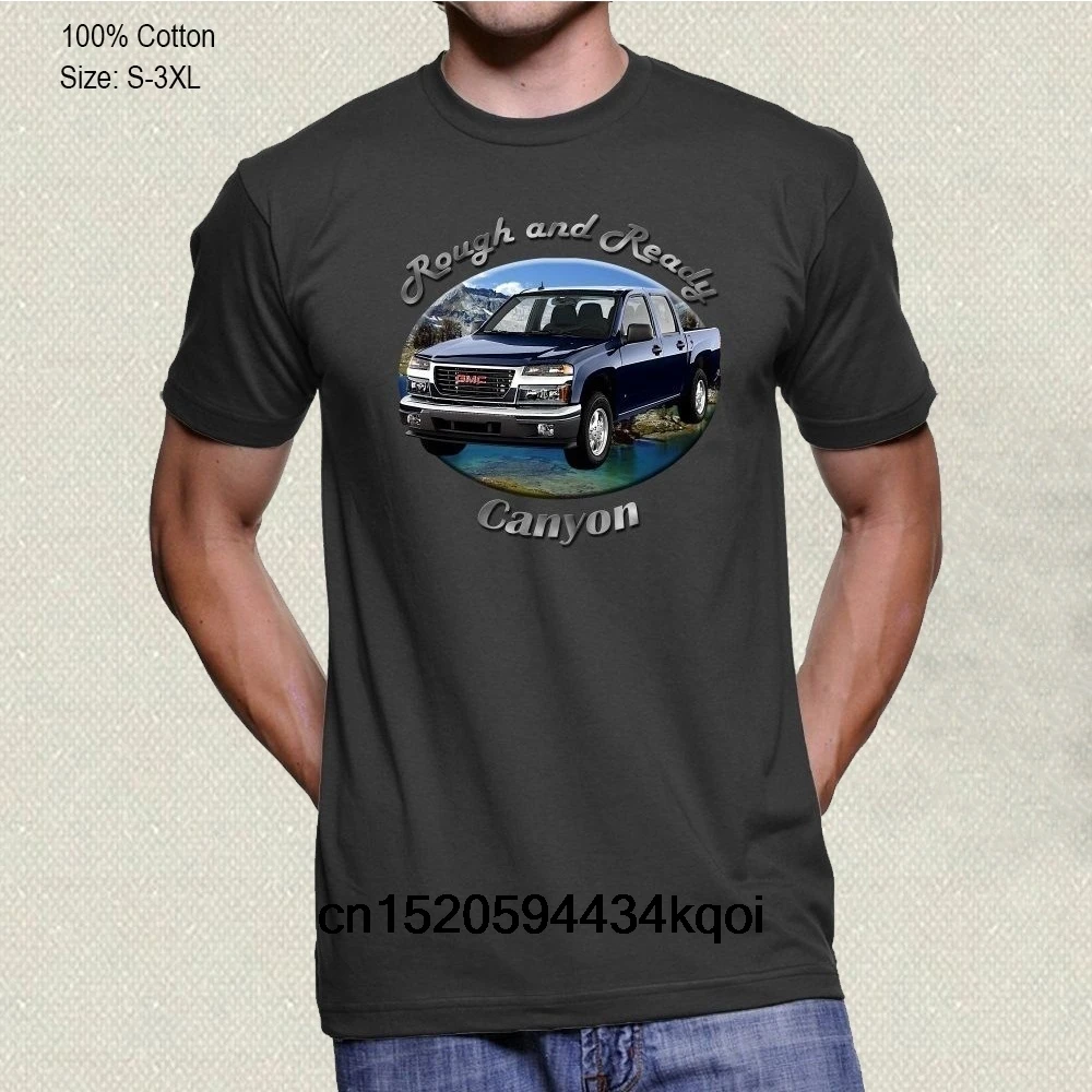 Gmc canyon грубая и готовая Мужская черная футболка Размер S-3XL | одежда