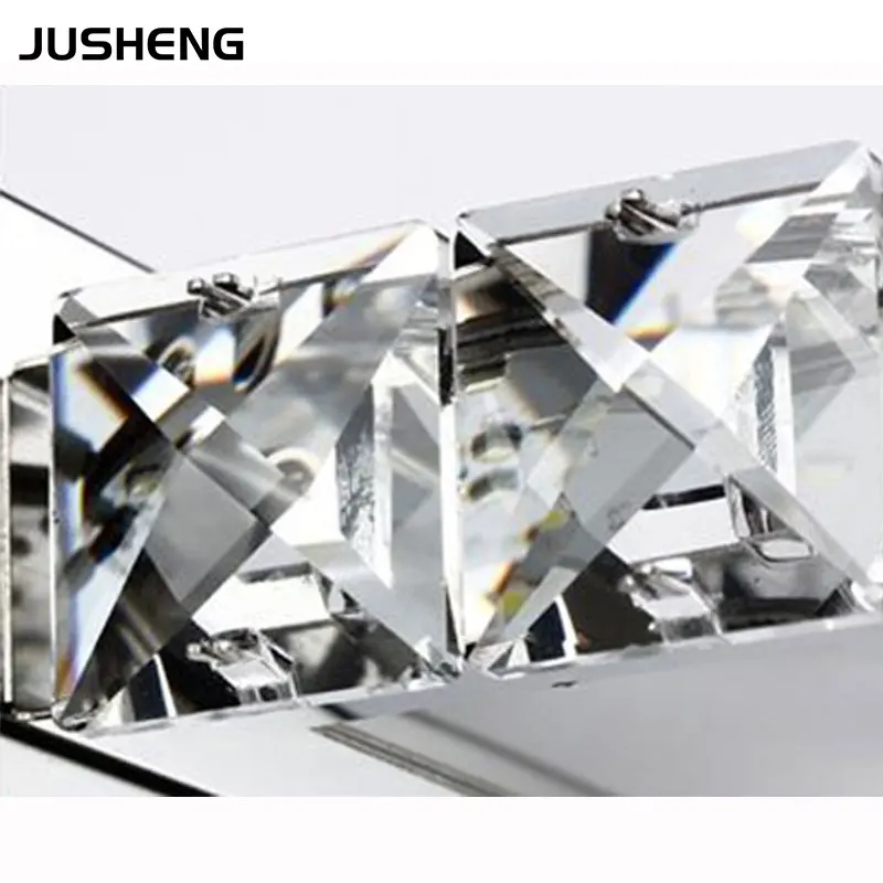 Мини Хрустальный настенный светильник для ванной комнаты 3 Вт Светодиодный