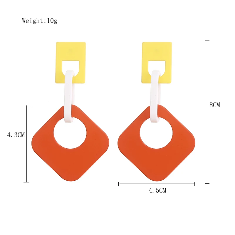 XIYANIKE новые летние яркие цветные винтажные геометрические сцепляющиеся