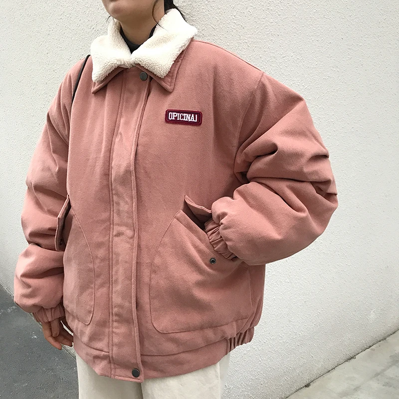 Loosen jacket winter warm Outerwear Plus Size women 2019 Harajuku military wthick coat ladies parka | Женская одежда