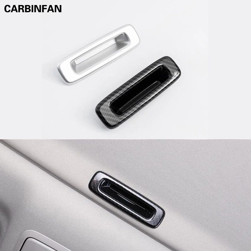 Стайлинг автомобиля ABS углеродное волокно внутренняя крыша люка ручка