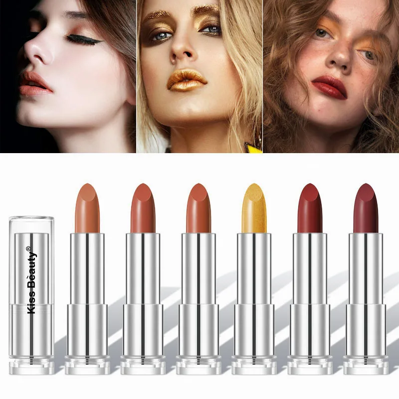 Водостойкая стойкая матовая губная помада набор косметики для женщин