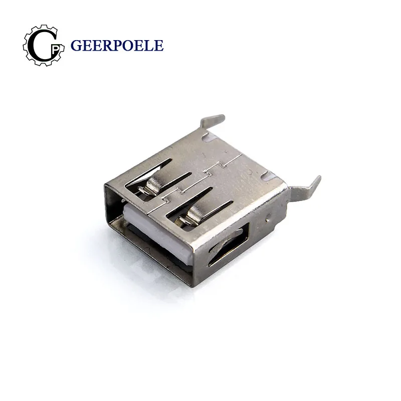 USB 2 0 Женский Тип закругленный ноги 4 контактных разъемов разъем краевая заглушка