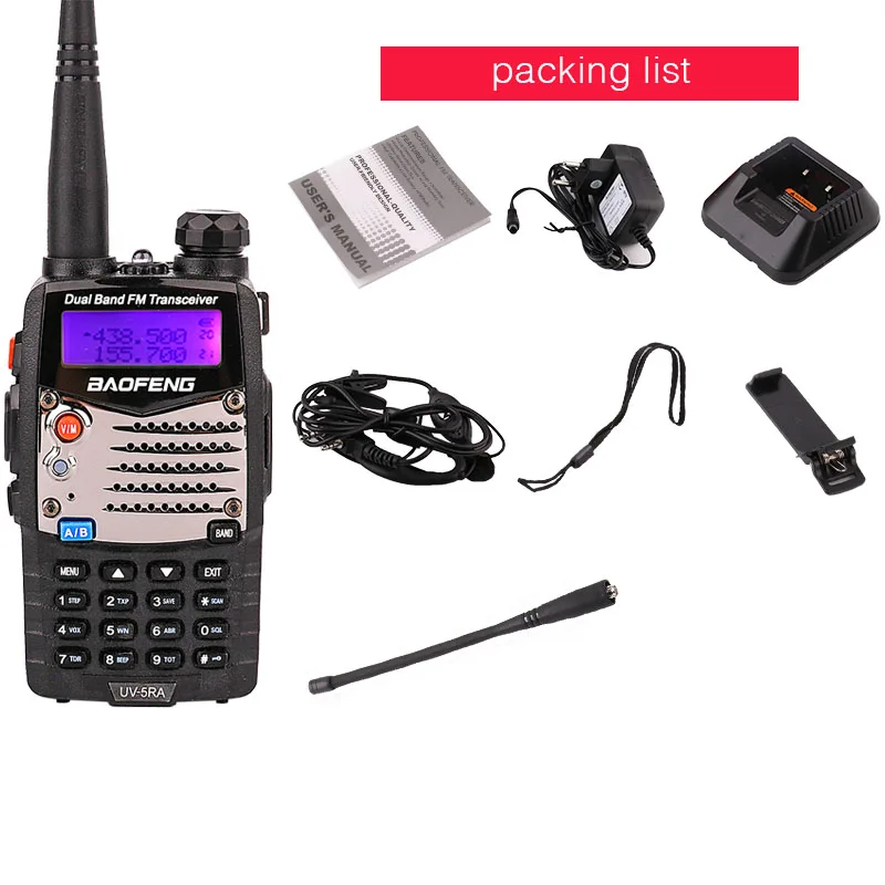 Портативная рация uhf vhf amador baofeng для охоты коммуникатор приемник приемопередатчик