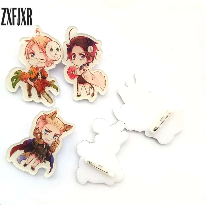Значок 11 шт./компл. значок аниме Hetalia Axis Power Badge World Twinkle Pin Брошь на рюкзак украшение