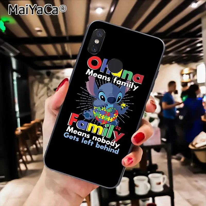 A4 MaiYaCa милый мультфильм, Стич чехол для телефона для Xiaomi Redmi8 4X 6A S2 7A 5A Redmi 5 5Plus Note5 7 Note8pro - Цвет: A4