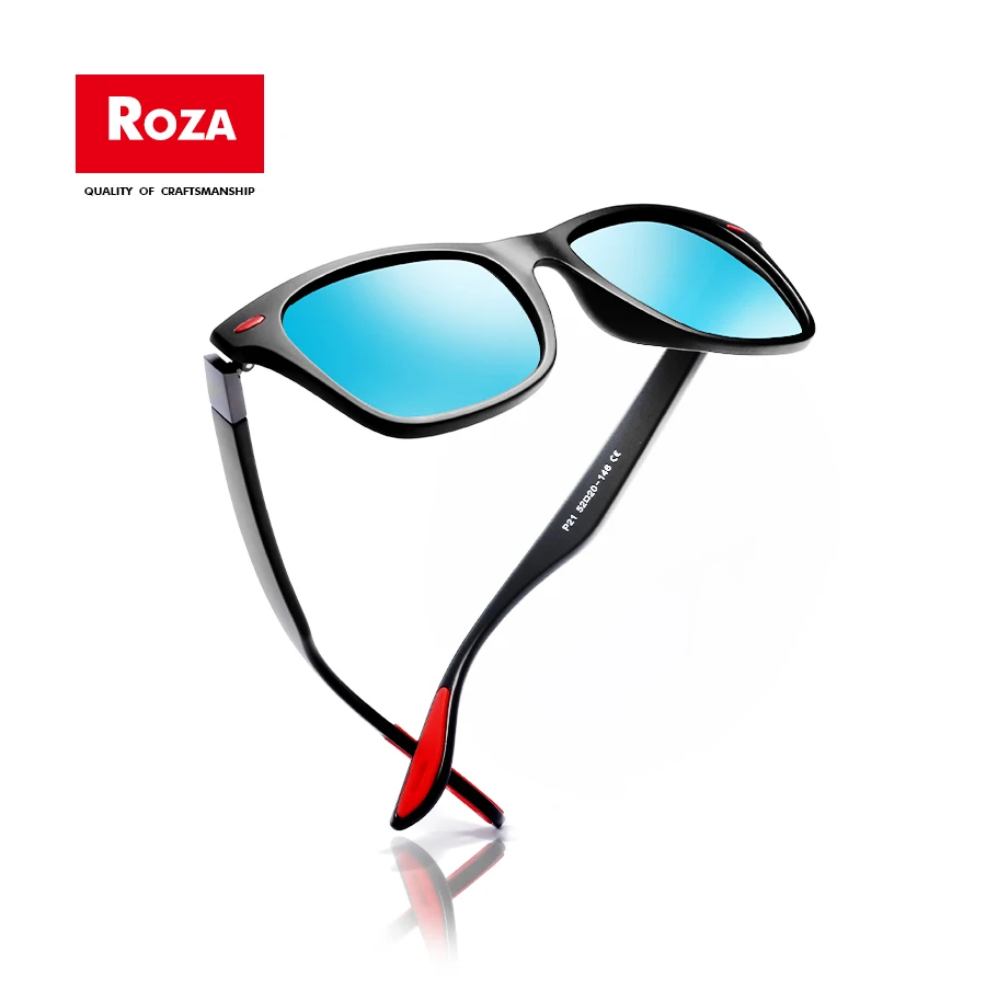 

Солнцезащитные очки Roza с заклепками для мужчин и женщин, поляризационные классические винтажные квадратные солнечные аксессуары UV400, RZ0622, ...