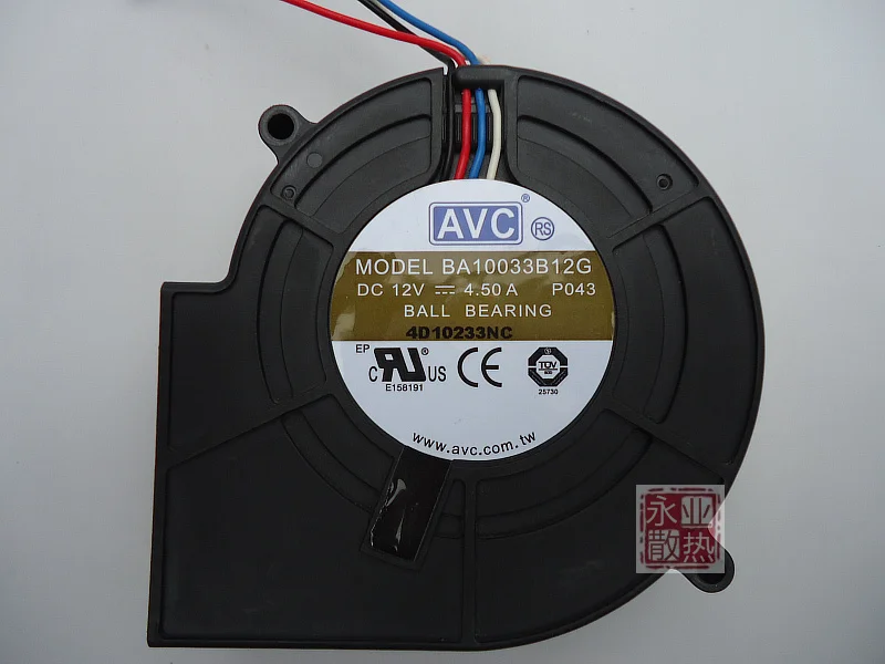 Бесплатная доставка оригинальный AVC BA10033B12G P050 9733 12 в постоянного тока В 4.5A супер