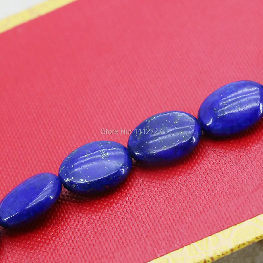 15x20 мм Lapis lazuli в форме эллипса аксессуары для рукоделия свободные шарики