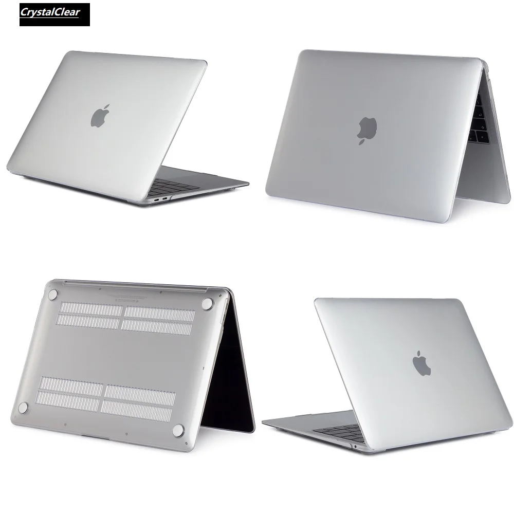 Прозрачный жесткий чехол для ноутбука + клавиатуры Macbook Air Pro 11 13 15 2016 2019 выпуска A1989