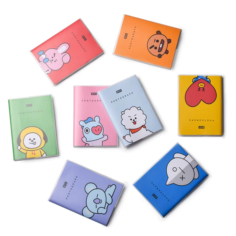 2018 Новый Kpop BT21 TATA COOKY chimmy мультфильм Тетрадь с резиновым рукавом ювелирные