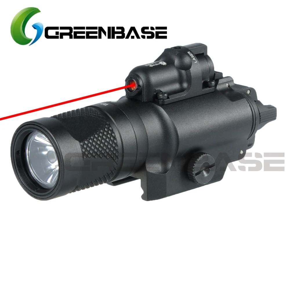 Светодиодный фонарик Greenbase SF X400V постоянный стробоскоп с красным лазером 500 люмен