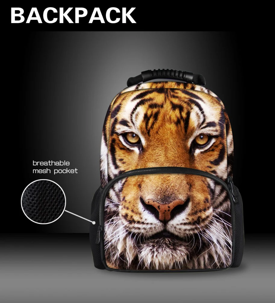 Рюкзаки с изображением дельфинов женский милый рюкзак принтом кошки Аляски