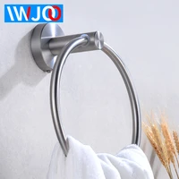 bathroom towel holder stainless steel towel ring bar wall mounted towel rack hanger holder robe storage shelf bath accessories