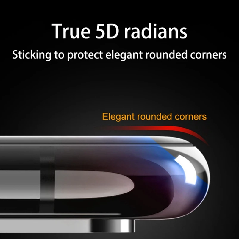 5D стекло для iPhone Xs очки полное покрытие закаленное Apple Max Xr 6 6S Plus 7 8 10 X защита