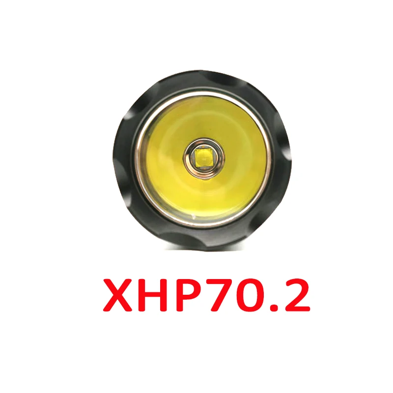 Фонарик XHP70.2 светодиодный для погружения под воду до 100 м водонепроницаемый