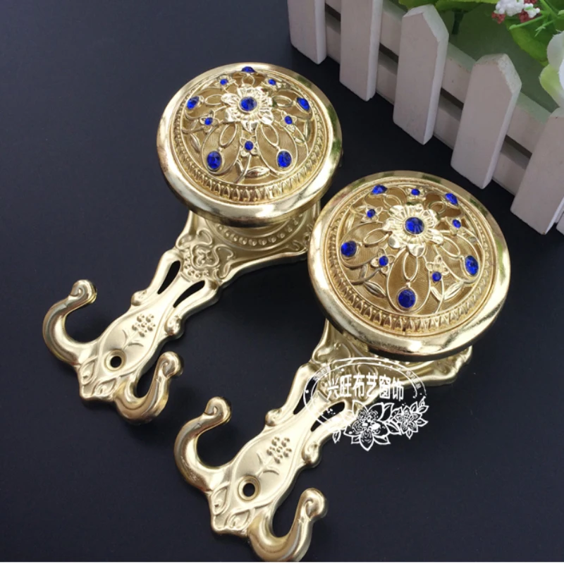 1 пара сплав шторы на крючках настенные часы высокого качества в европейском