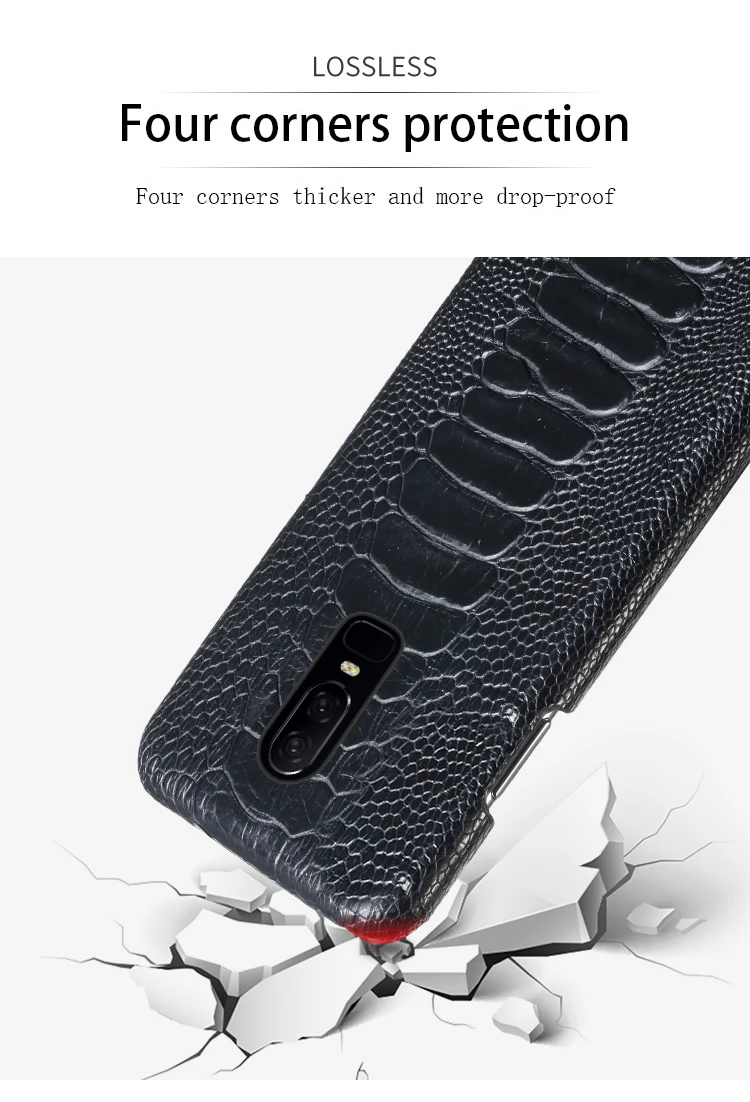 Натуральный страусиный кожаный чехол для телефона Oneplus 5, 5, 6, 6, 7, 7, Роскошный чехол для One plus, 6, 7, Pro, 7, Armor