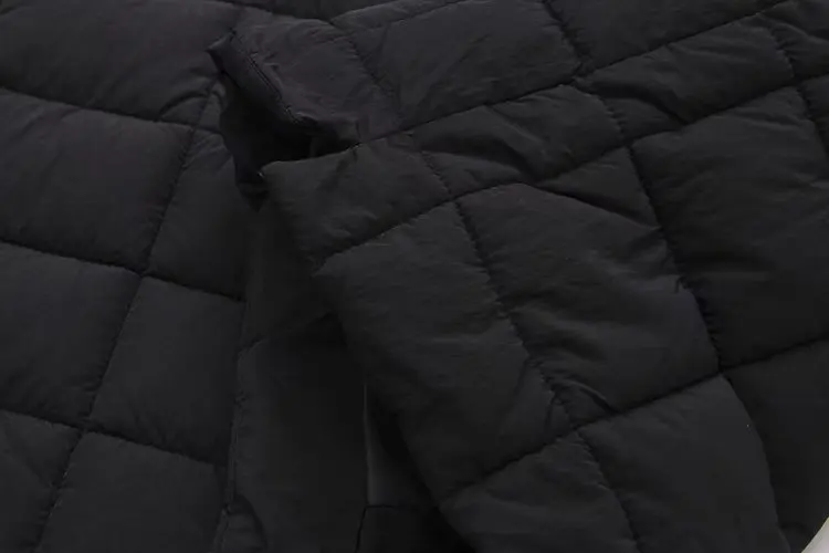 Большие размеры 3XL 4XL 5XL, женские зимние куртки с капюшоном и воротником-стойкой, Женское пальто с хлопковой подкладкой, зимняя женская длинная парка, теплая плотная