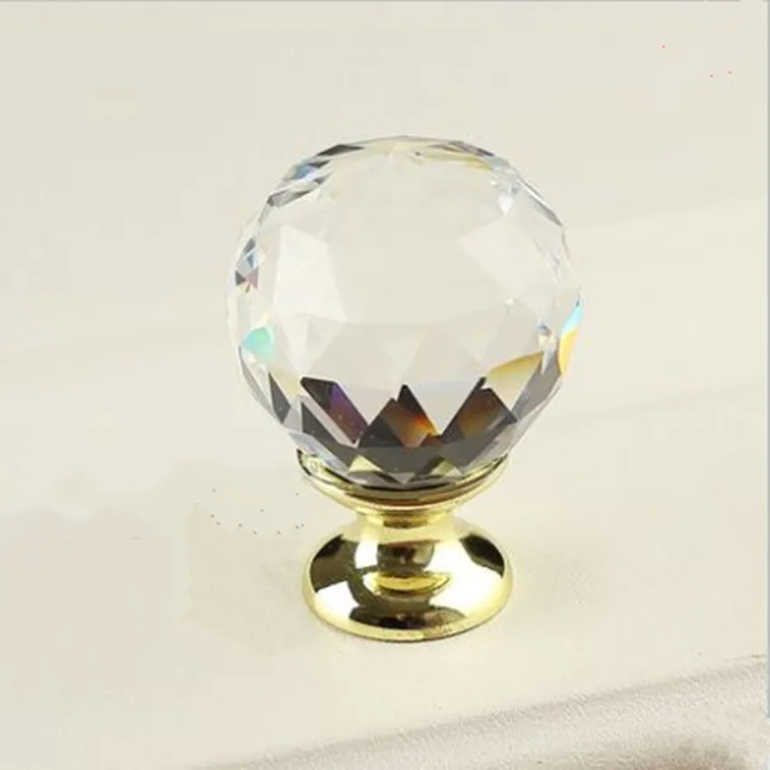 30 мм черный синий розовый прозрачный k9 Кристалл ящика обувной шкаф ручка тянуть