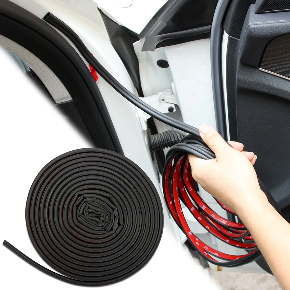 5 м автомобильное резиновое уплотнение для дверей полосы автомобильные наклейки