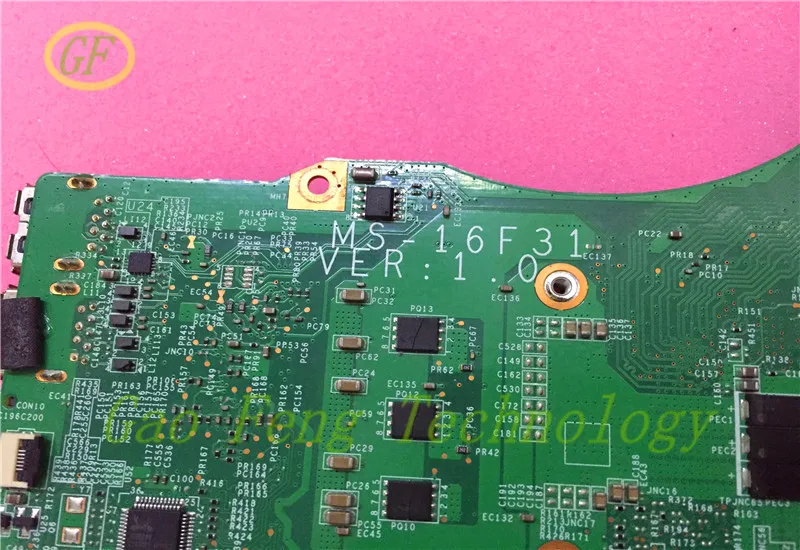 Материнская плата для ноутбука MSI GT60 MS 16F31 16F3 VER: 1 0 материнская DDR3