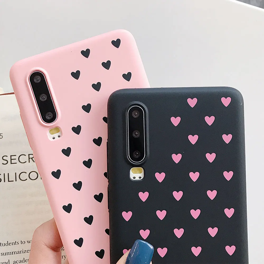 KISSCASE Love Phone Case For Huawei P20 P10 Lite Pro Hard PC Mate 10 20 Honor 9 8X Ultra Thin Heart |
