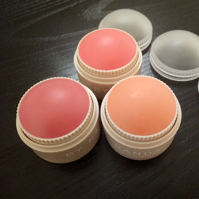 Новый макияж легко носить пигменты румяна крем для макияжа гладкая форма шарика