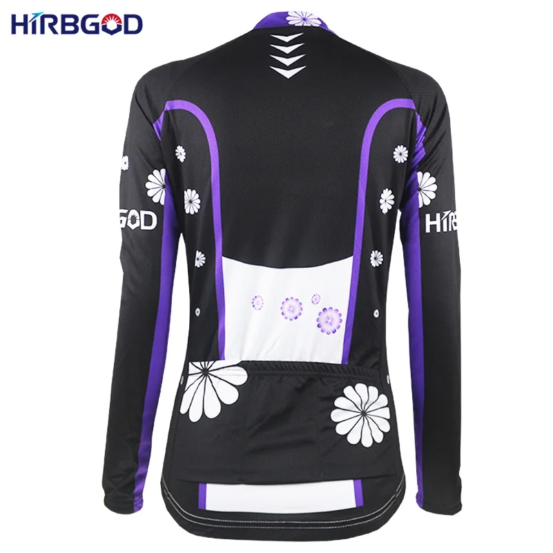 Женская велосипедная куртка с длинным рукавом фиолетовый цвет | Спорт и