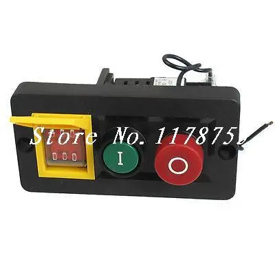 

Waterproof 3PDT Electromagnetic Switch 230VAC 8A/16A w DPDT Rocker Switch