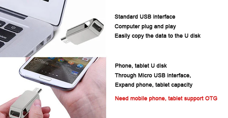 Реальная емкость OTG телефон USB флэш-накопитель 64 ГБ 32 ГБ Флешка 16 ГБ 8 ГБ флеш-накопитель U диск карта памяти для Android планшет смартфон