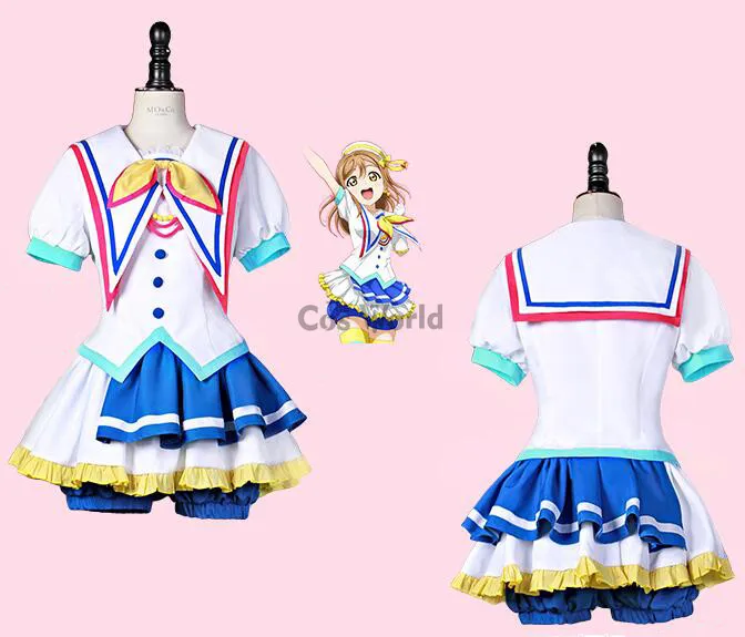 Прекрасно! Солнечный свет! Косплей костюмы Aqours классическое аниме платье для