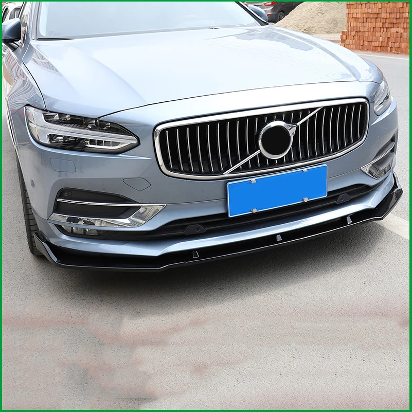 Передний бампер для Volvo S90 2016-2019 нижняя фотовспышка защитная пластина комплект