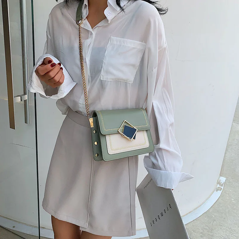 Женская сумка на плечо роскошная Новинка 2019 дизайнерские маленькие сумки через