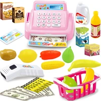 girls house toy mini store shop cash register kit toy pretend play playset pink kids toys for children