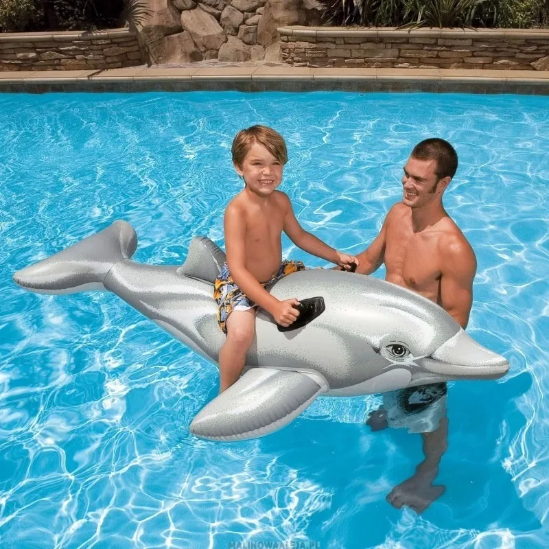 Надувное кольцо для плавания надувное с дельфином | Спорт и развлечения