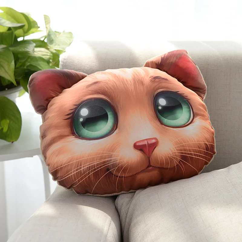 Креативное автомобильное сидение 3D спинка и подголовник автомобильная подушка