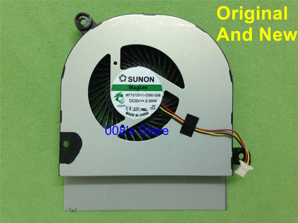 

Новый ноутбук Процессор охлаждающий вентилятор для ASUS A45 A45vd A45V A85C A85 A85V K45 K45VM K45VD MF75120V1-C090-G99 Толщина 12 мм радиатора