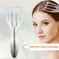 electric scalp massager comb neck massage roller octopus claws magnetic ball relax spa hair care for hair growth stress relief
