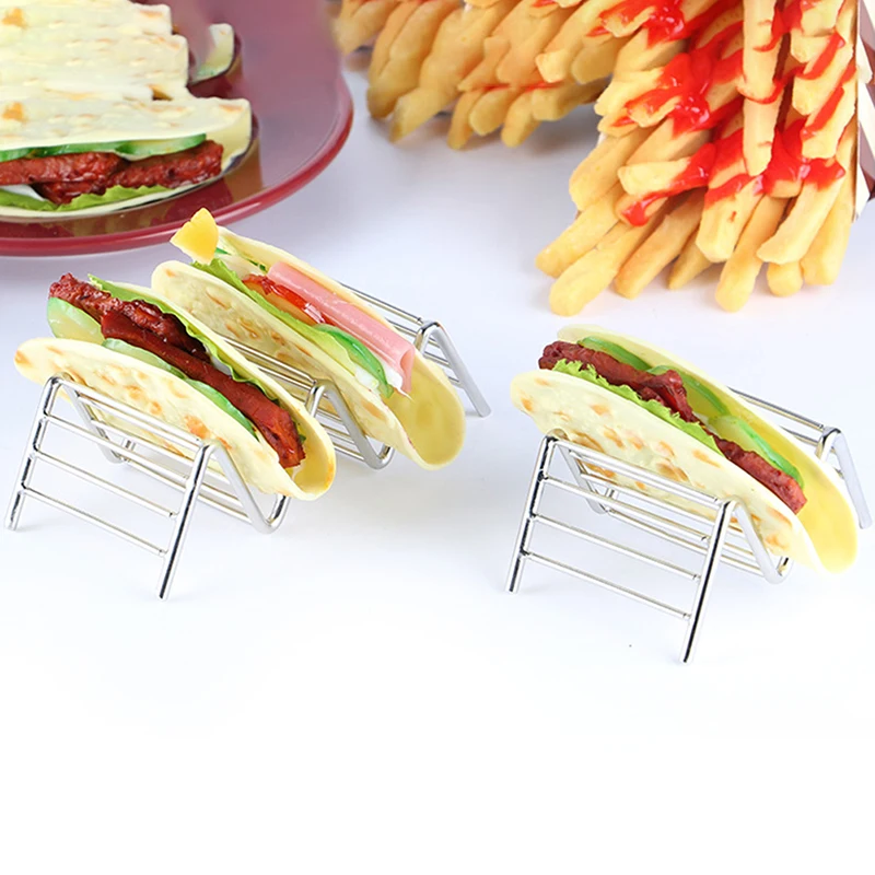 Держатель Taco из нержавеющей стали Мексиканский кухонный инструмент подставка