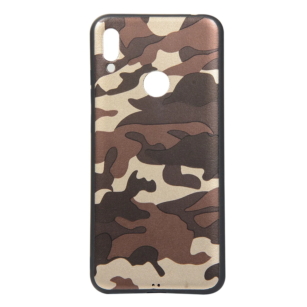 camouflage Case for Huawei Y6 2019 Soft Silicon Cases Fundas Army Camo High Quality TPU Prime Cover |