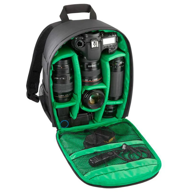 Wrumava камера рюкзак плеча DSLR SLR сумка для камеры Стеганый водонепроницаемый Nikon Canon