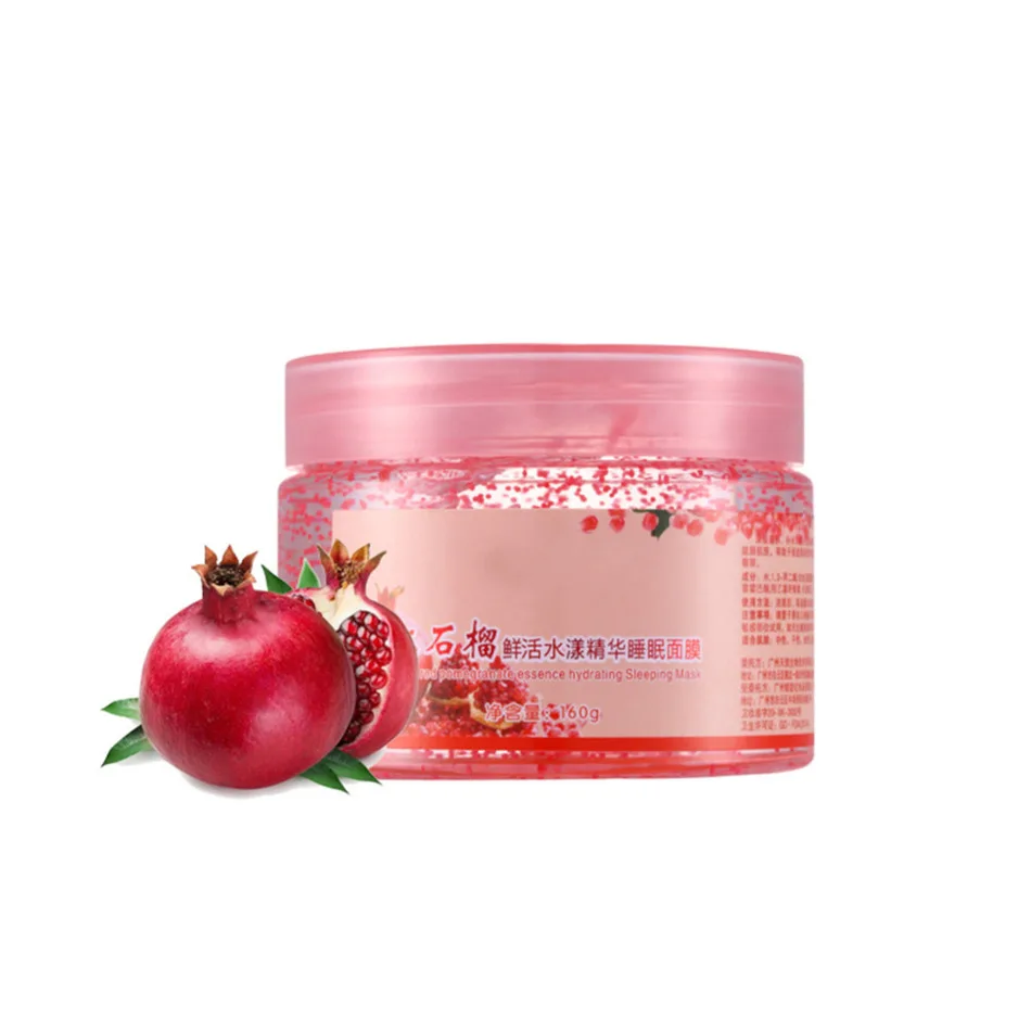 Маска для сна с красным гранатом средство против морщин увлажняющая маска лица