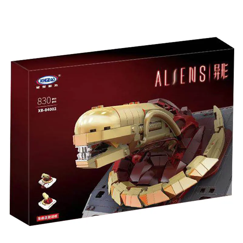 XINGBAO 04002 830 шт подлинные креативные MOC серии инопланетянин набор образовательных строительных блоков Кирпичи игрушки модель