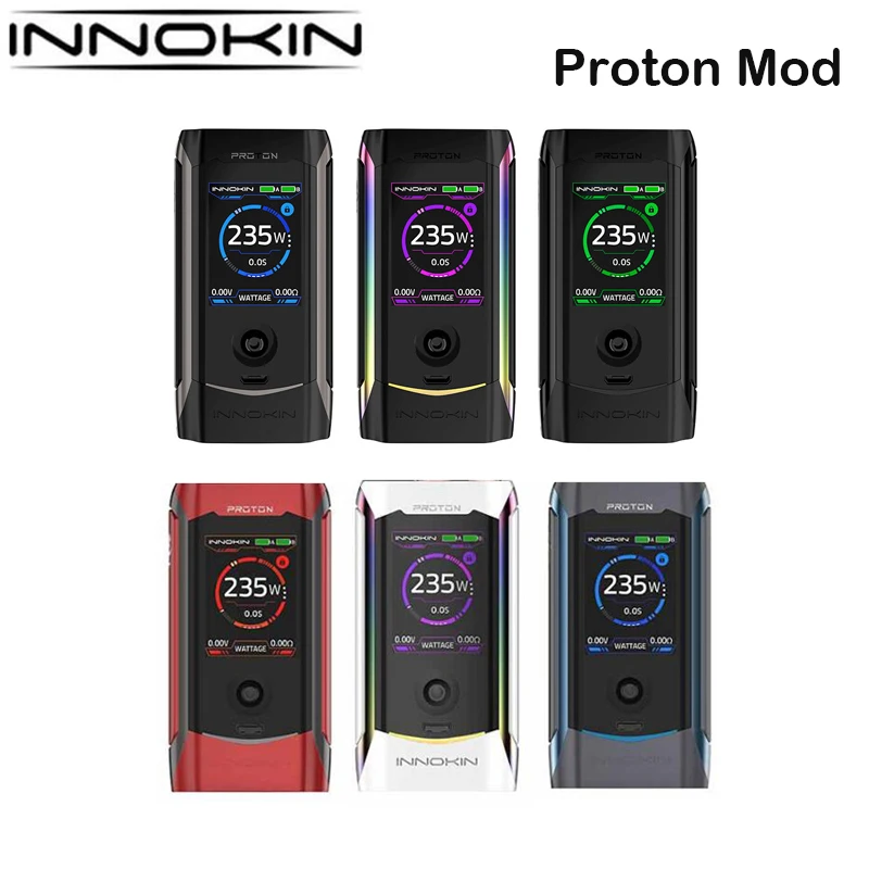 Оригинальный бокс мод Innokin Proton вейп 235 Вт с поддержкой Plex Scion II tank RDA/RTA/RDTA