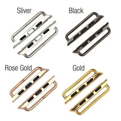 1 пара оптовая продажа бесшовный адаптер/разъем/застежка для apple watch band