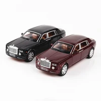 hot 124 scale rolls royce phantom metal model with light and sound diecast car pull back vehicle toys collection for gifts