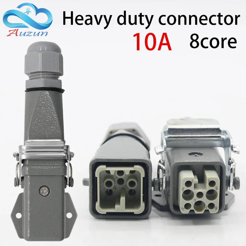 

Сверхмощный коннектор 8 (7 + 1) core HA-008-3 воздушная пробка Горизонтальное холодное давление горячий канал потоковая Водонепроницаемость