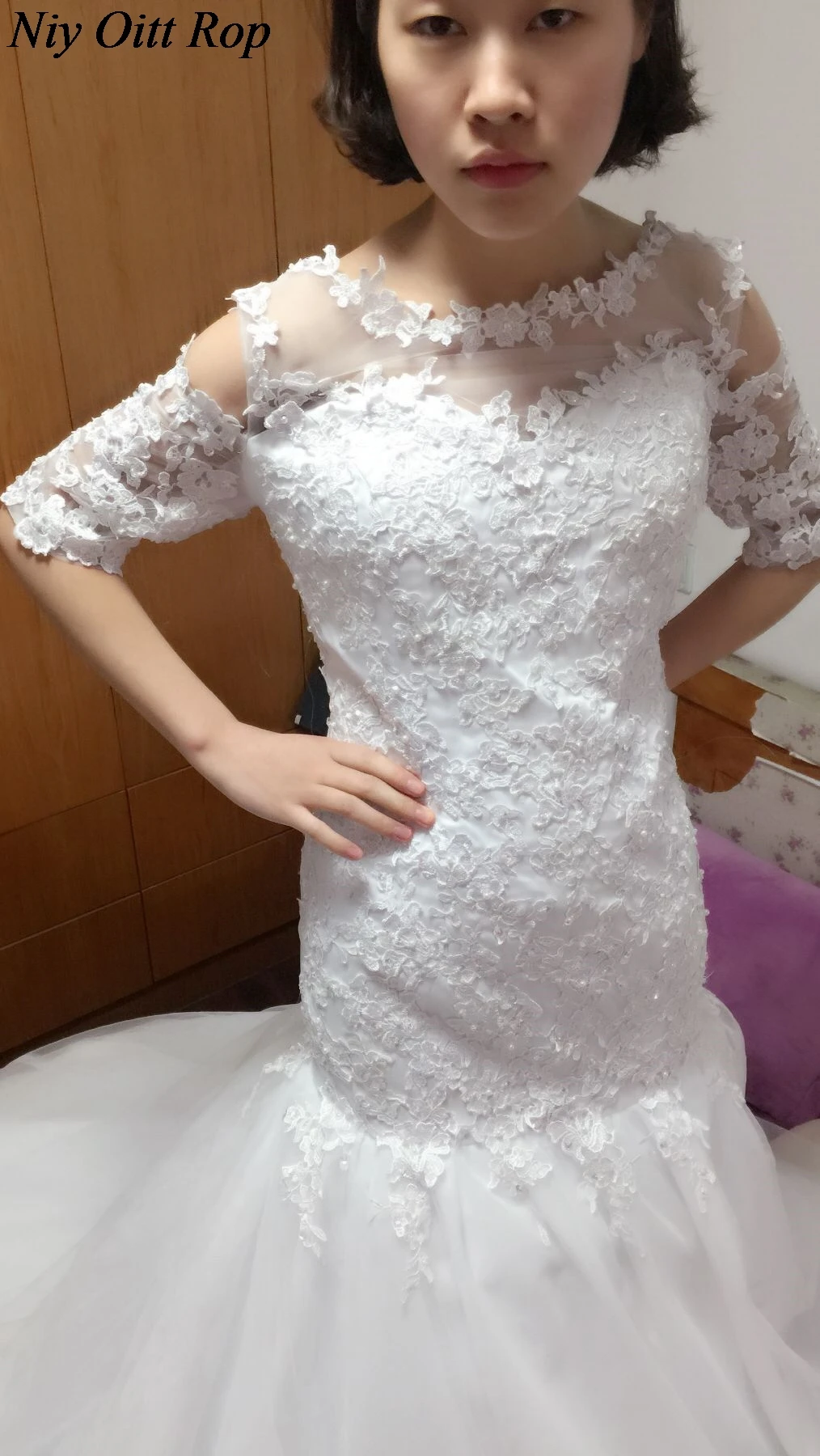 Арабский Бусы Русалка торжественные платья Vintage 2017 Половина рукава Кружева