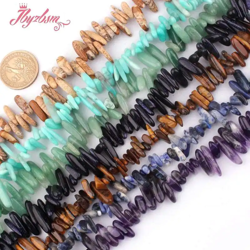 10-13x15-18mm Freeform stick Амазонит. кварц. тигровый глаз. кианит натуральные камни